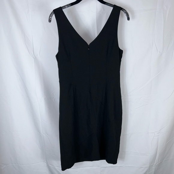 Nicole Miller New York Mini Dress Piped Woven Detail Sleeveless V-Neck Vintage - Picture 7 of 8